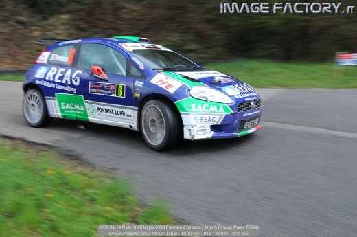 2008-04-19 Rally 1000 Miglia 0303 Fontana-Casazza - Abarth Grande Punto S2000